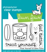 Lawn Fawn TREAT YOURSELF stamp set: